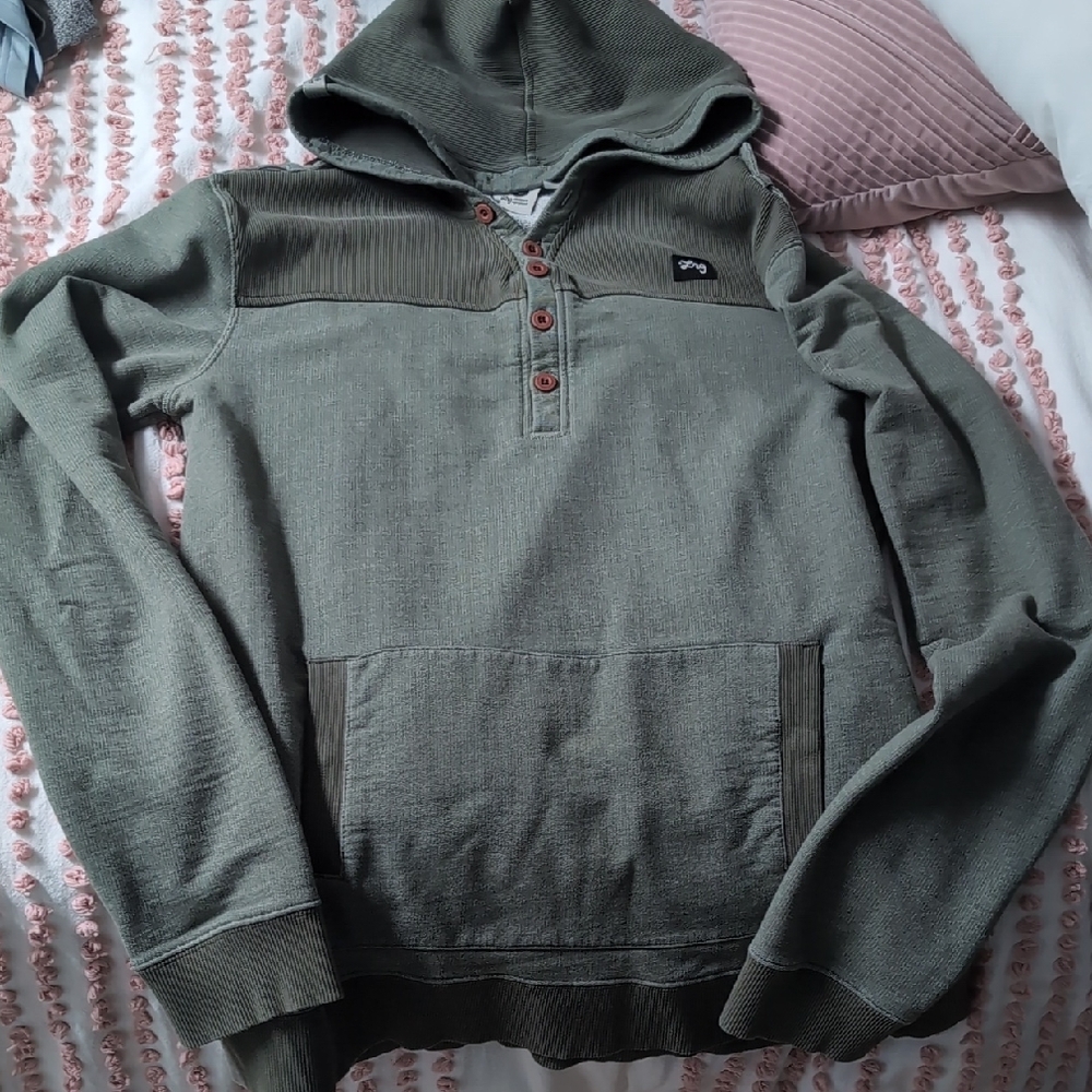 Lrg Green Quarter-Zip Sweatshirt